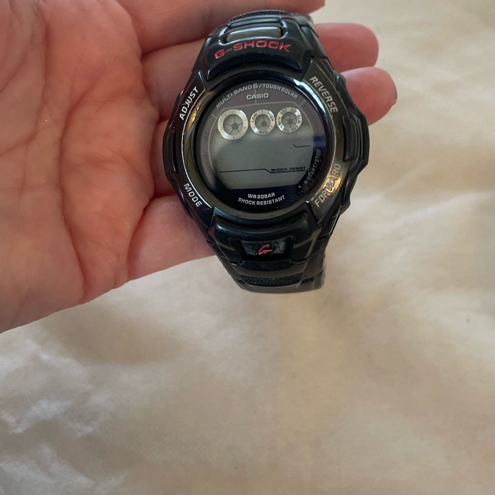 Casio G-Shock Black Digital Men's Watch - Tough Solar New Battery - Picture 3 of 7